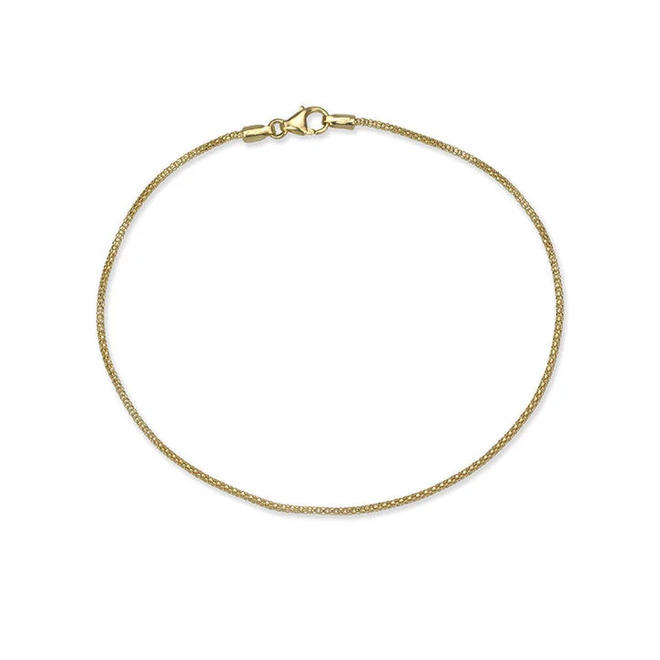 rose gold charm bracelet-18K Yellow Gold Petite Bracelet