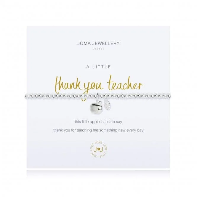 bracelet for mother’s day-A Little thank You Teacher Bracelet 2212