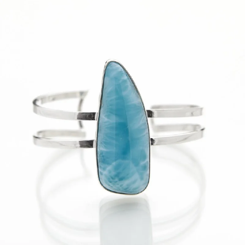 men’s silver bracelet-Larimar Bracelet Melania