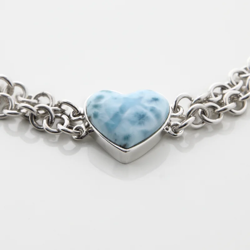 lucky bracelet for men-Catalina Heart Bracelet - S