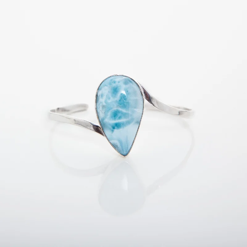 colorful friendship bracelet-Larimar Cuff Laurent