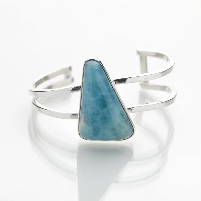 chic bracelet for women-Larimar Cuff Bracelet Rohan