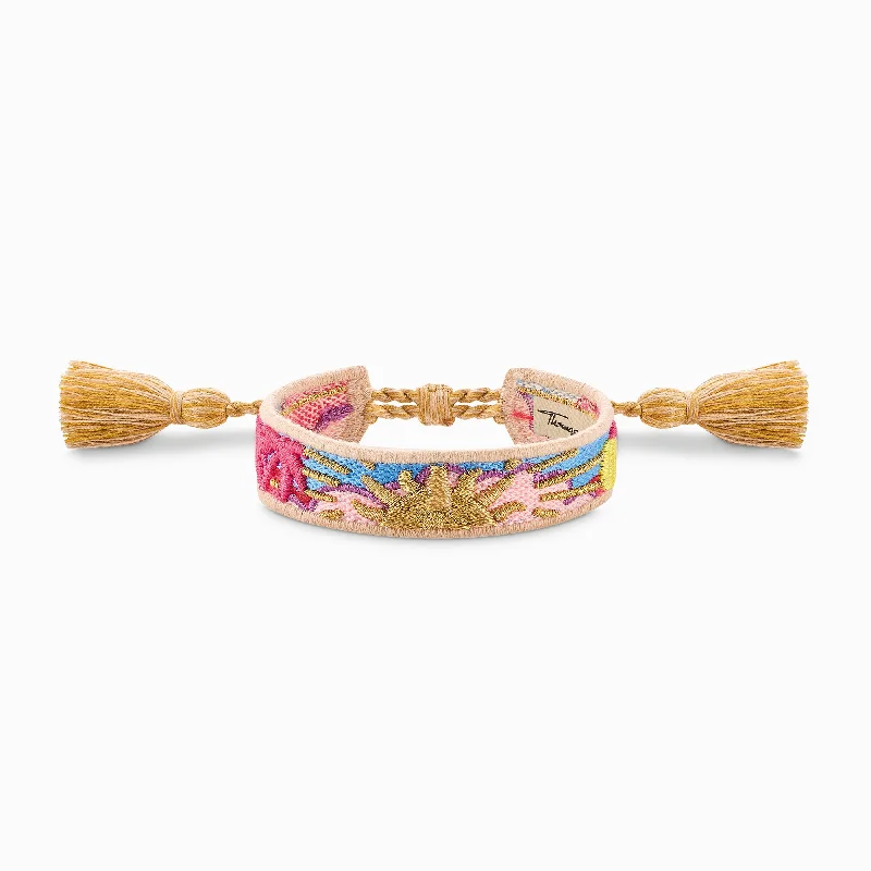 boho chic bracelet-Festival Colourful Ornamental Woven Bracelet ACC0046-302-7