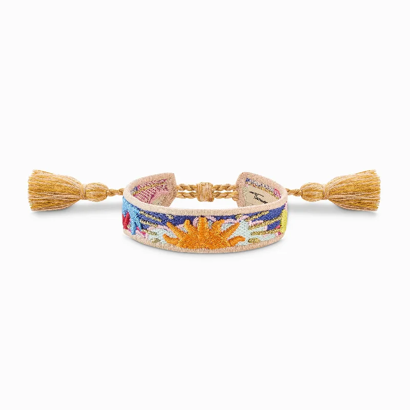 custom engraved bracelet-Festival Colourful Ornamental Woven Bracelet ACC0047-302-7