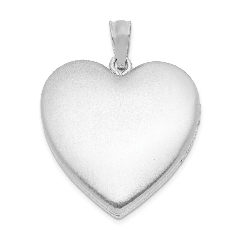 spiritual necklace -Diamond2Deal 925 Sterling Silver Rhodium-plated Always With You Ash Holder Heart Locket