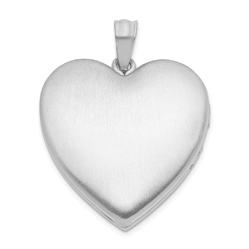 geometric necklace gold -Diamond2Deal 925 Sterling Silver Rhodium-plated Need You Close. Ash Holder Heart Locket