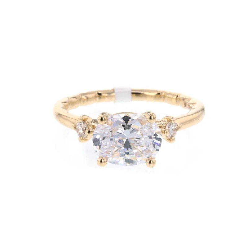 gold wedding rings with diamonds-0.14 ctw Diamond Solitaire Engagement Ring