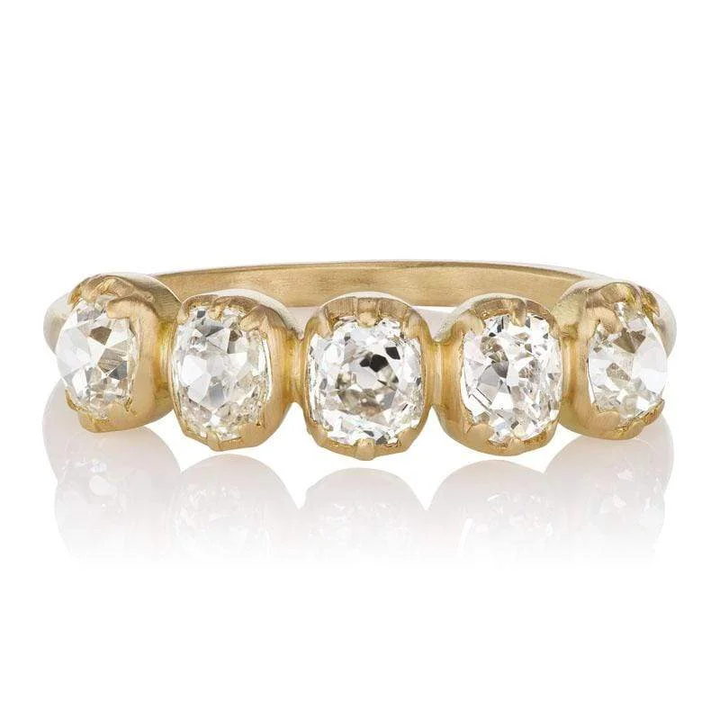 luxury engagement rings-Andria Band 1.35