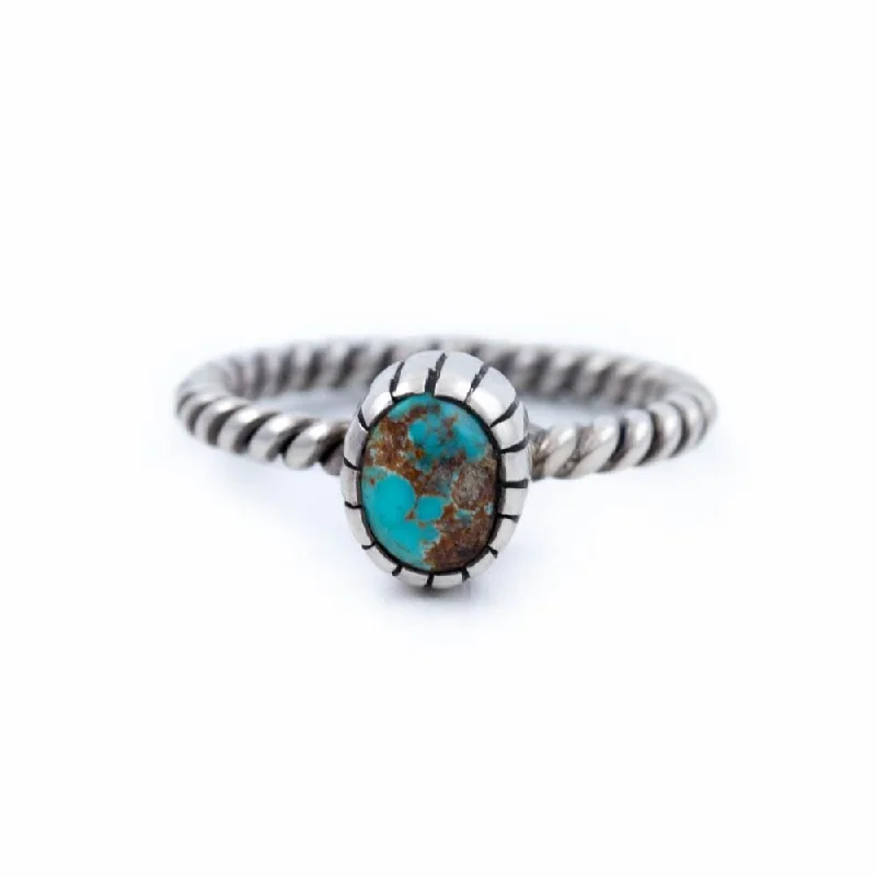 statement rings for women-Bisbee Twist Rope Ring