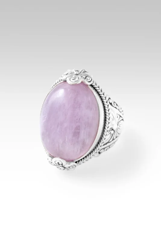 men's silver rings-Blossom and Believe Ring™ in Kunzite