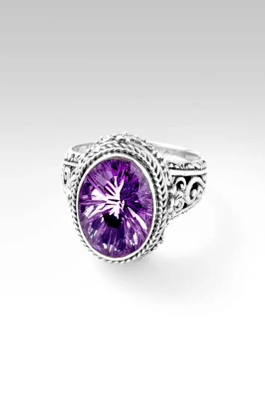 fashion rings for men-Bring About Peace Ring™ in Amethyst