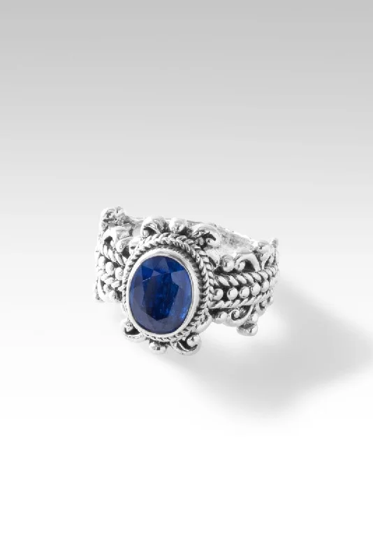 personalized name rings-Embrace the Good Ring™ in Blue Kyanite