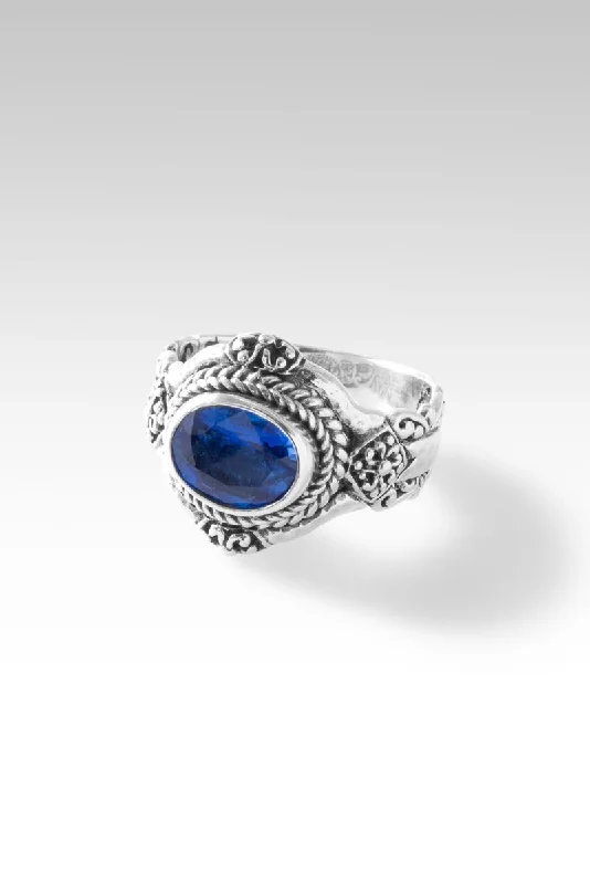 vintage wedding bands for women-Faithful and True Ring™ in Blue Kyanite