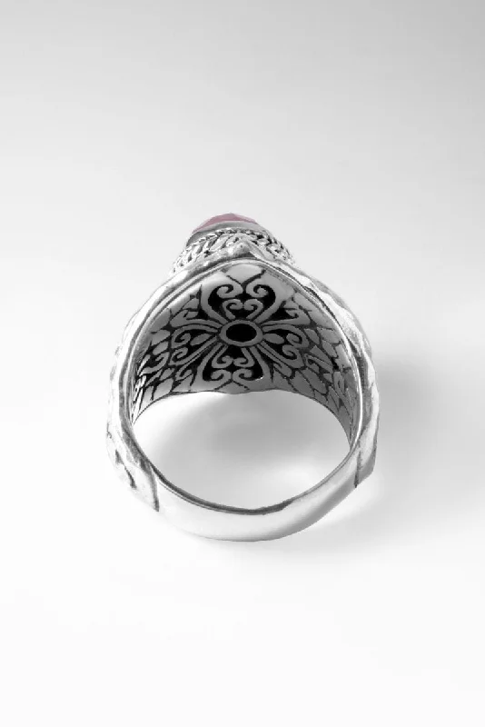 affordable wedding bands for men-Loving Heart Ring™ in Ballet Blush Quartz