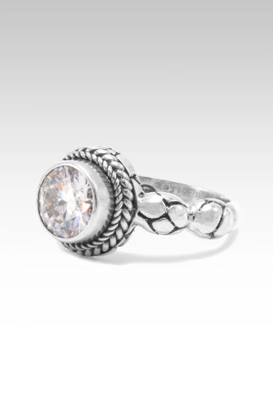 gold rings with diamonds for women-Made For More Ring™ in Moissanite