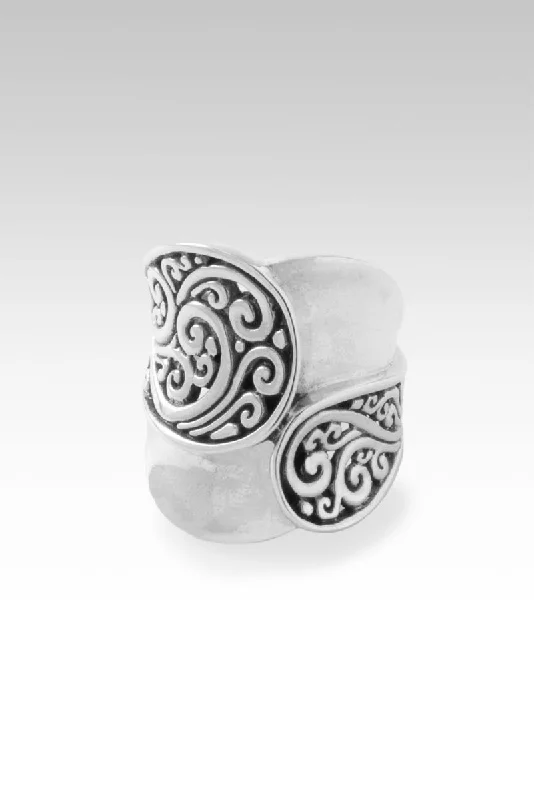 silver rings with diamonds-Deep Gratitude Ring™ in Tree of Life