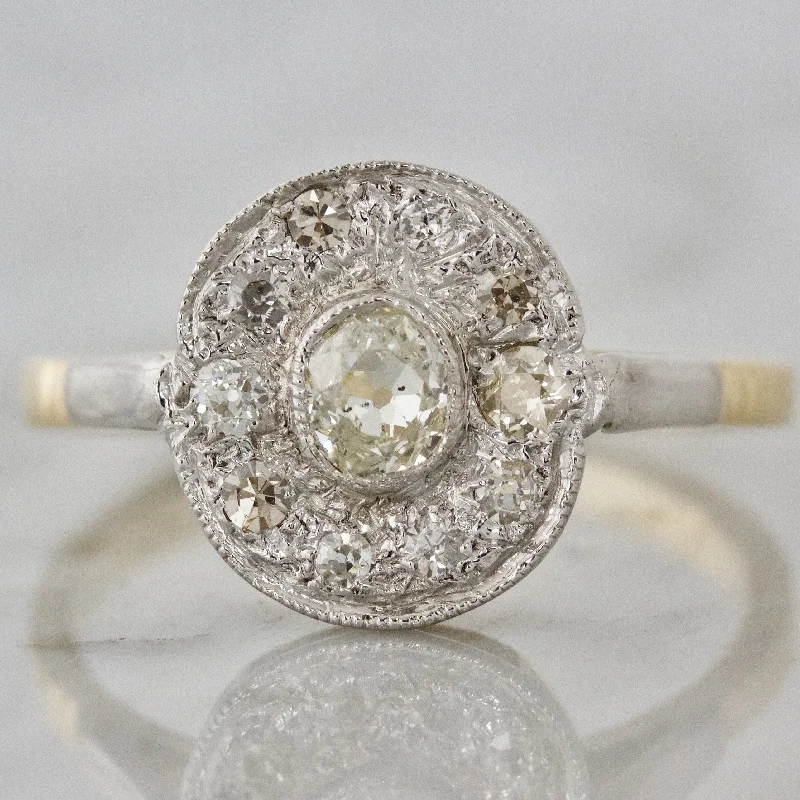 custom gold engagement rings-Diana