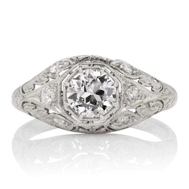 wedding rings with diamonds-Snow