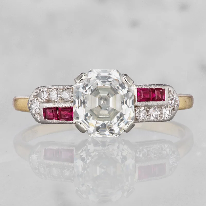 women’s rings with rubies-Janette