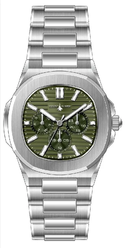 men's watches with green dials -Band For Chase Durer Chase Durer  Men CDW-0165