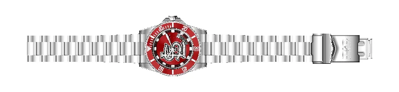 high-end watches with fine leather straps -Band For Invicta MLB 42979