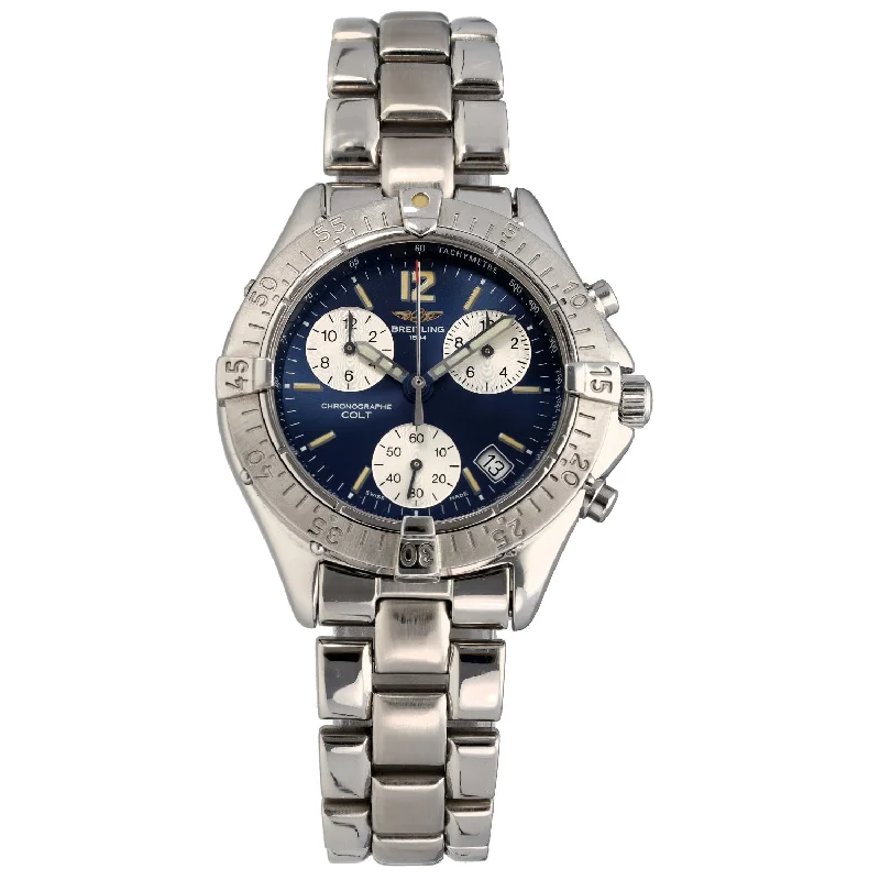 best chronograph watches for women -Breitling Colt A53035 38mm Stainless Steel Watch