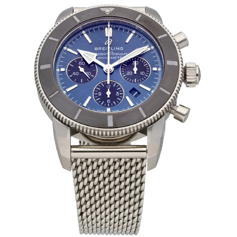 unique designer watches for women -Breitling Superocean Heritage II AB0162 44mm Stainless Steel Watch