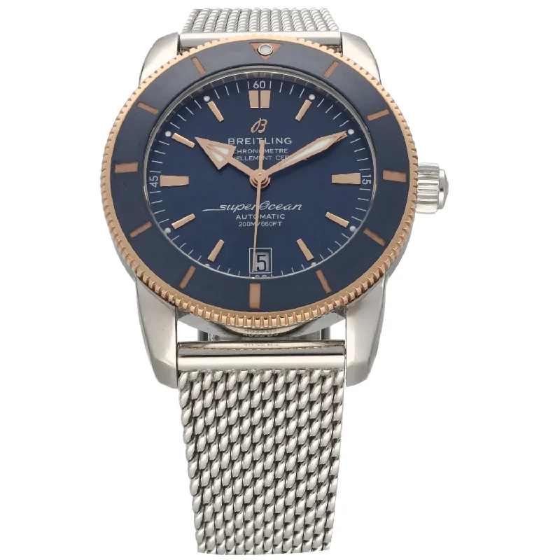 men’s gold-plated watches -Breitling Superocean Heritage UB2010 42mm Bi-Colour Watch (Ex-Display)