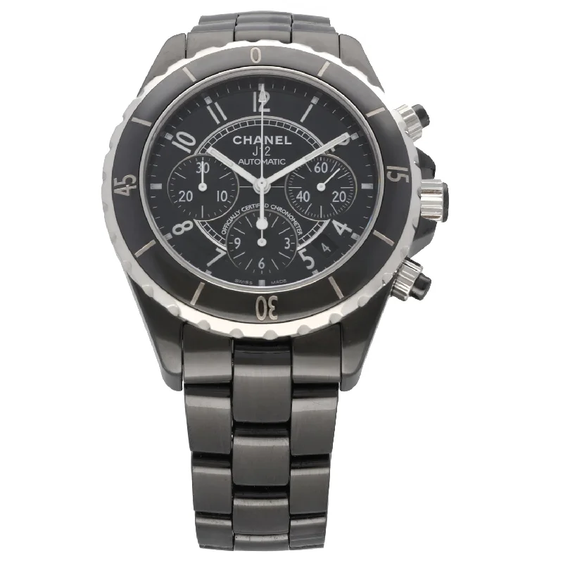 high-quality stainless steel watches for men -Chanel J12 41mm Ceramic Watch