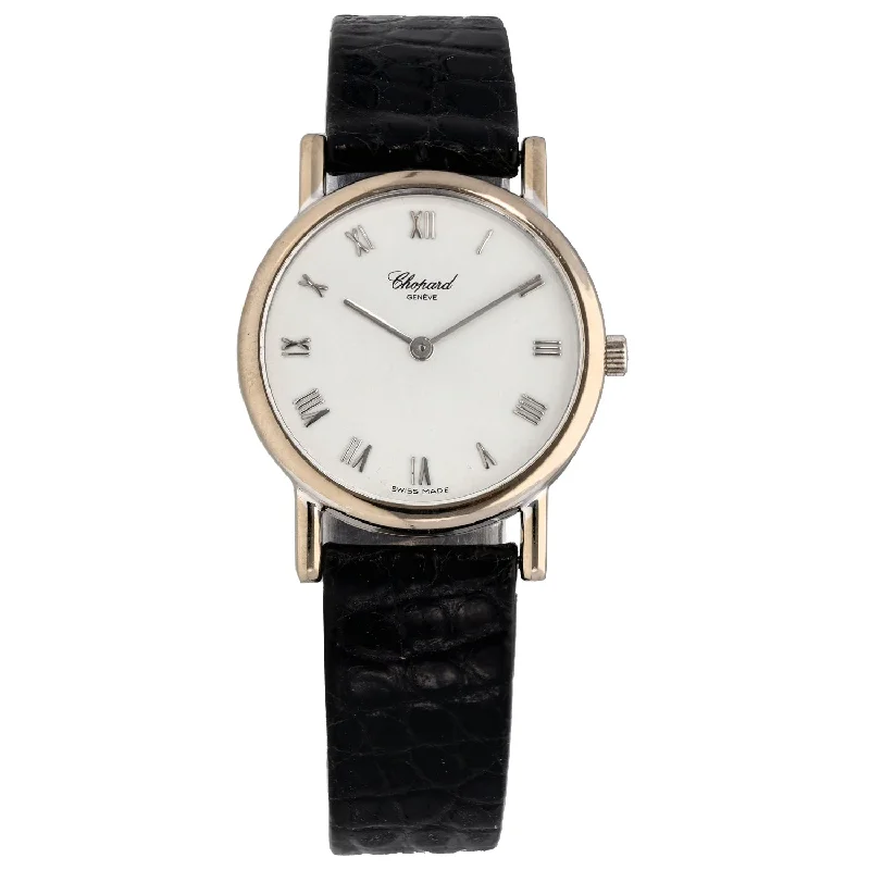 watches for women with pink leather straps -Chopard Classic 983 26mm White Gold Watch