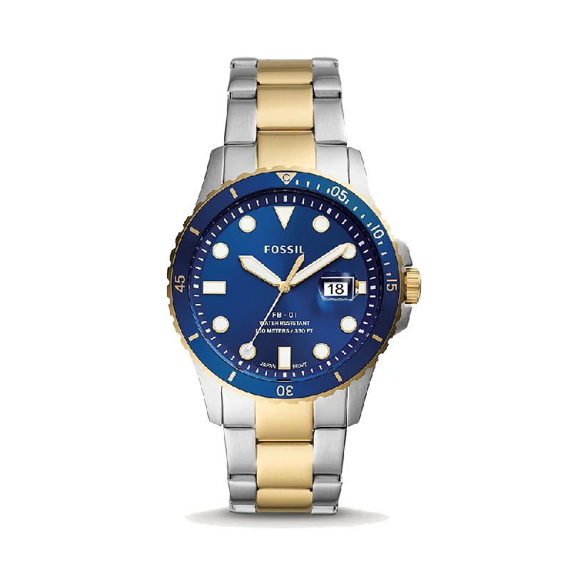 luxury watches for women under 200 -Fossil FS5742 FB-01 Analog Blue Dial Men's Watch