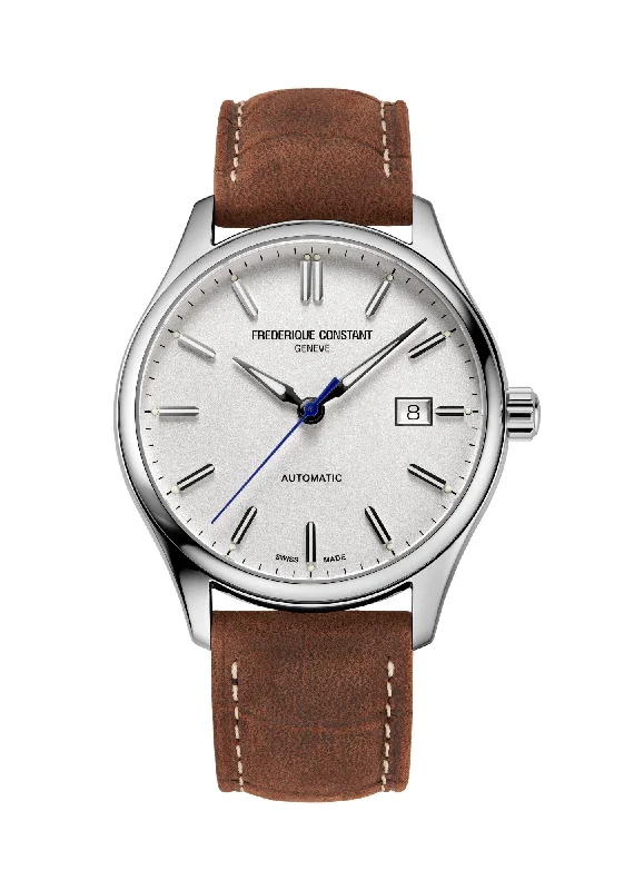 leather strap watches for women -Frederique Constant Classics Gents Automatic