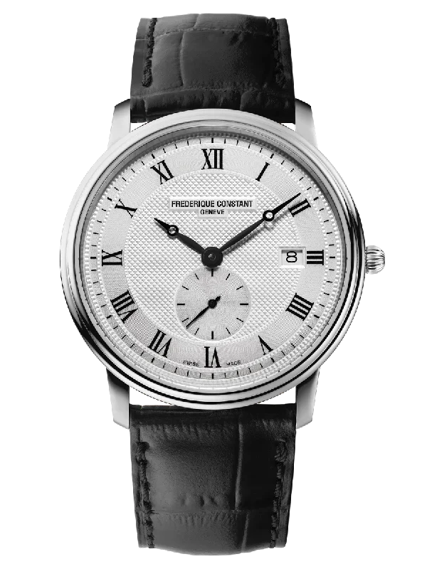 vintage luxury wristwatches -Frederique Constant Slimline Gents Small Seconds