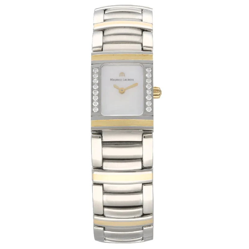 watches with oversized faces for women -Maurice Lacroix Miros 32838 20mm Bi-Colour Watch