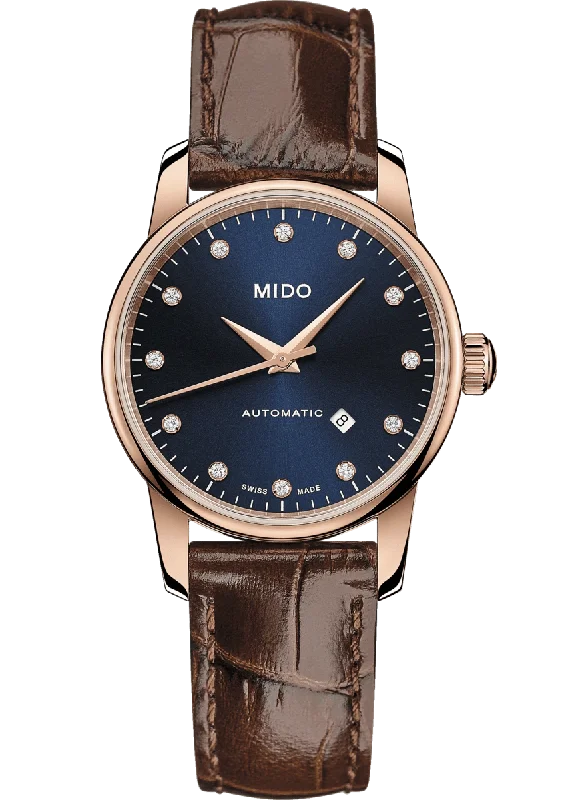 watches for professional divers -Mido Baroncelli Midnight Blue Lady