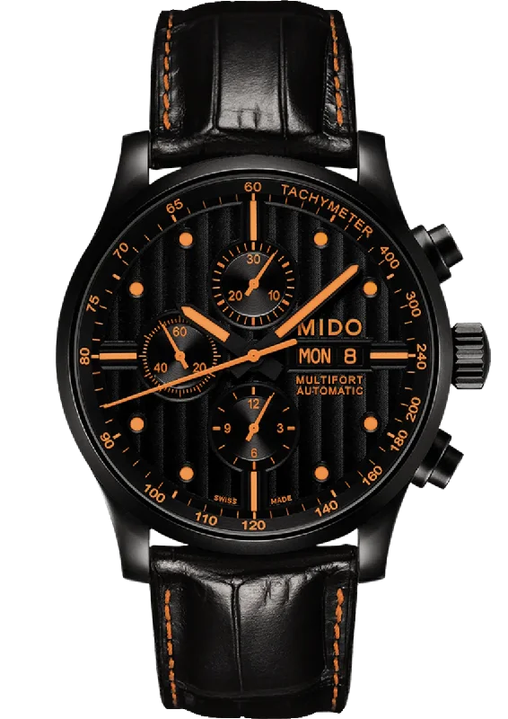 watches with custom dial designs -Mido Multifort Chronograph Special Edition