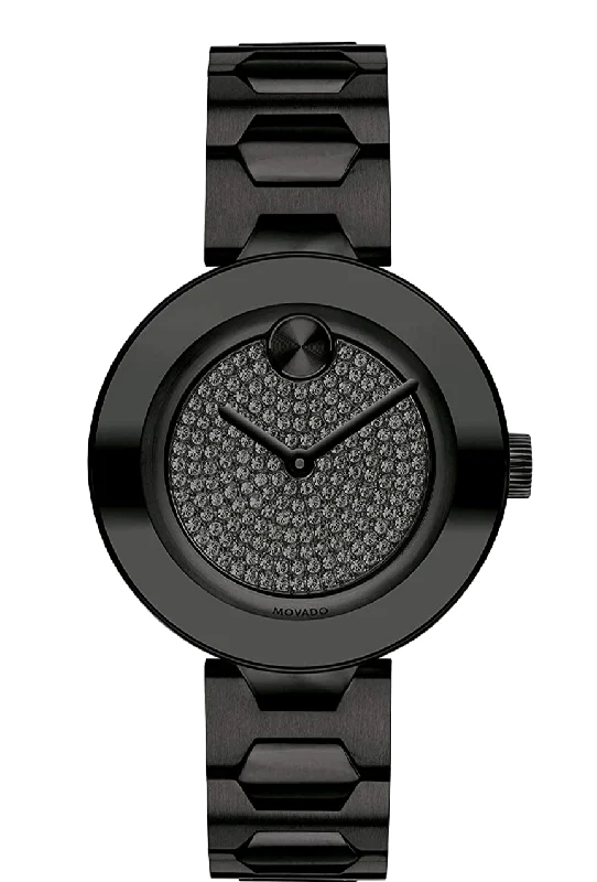 stylish watches for teens -Movado Bold Crystal Pave