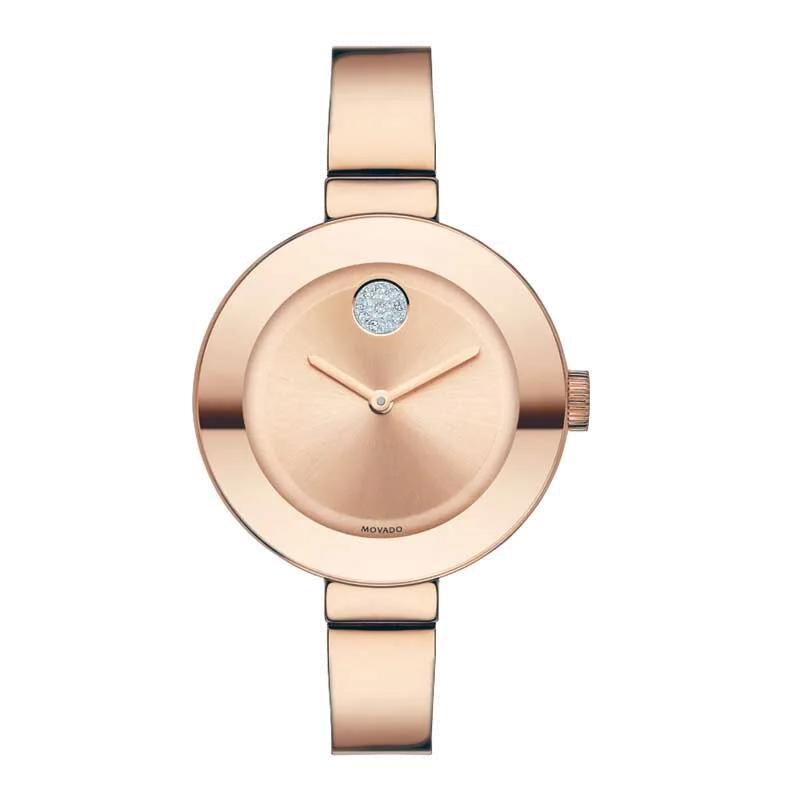 waterproof watches for diving -Movado Bold Rose