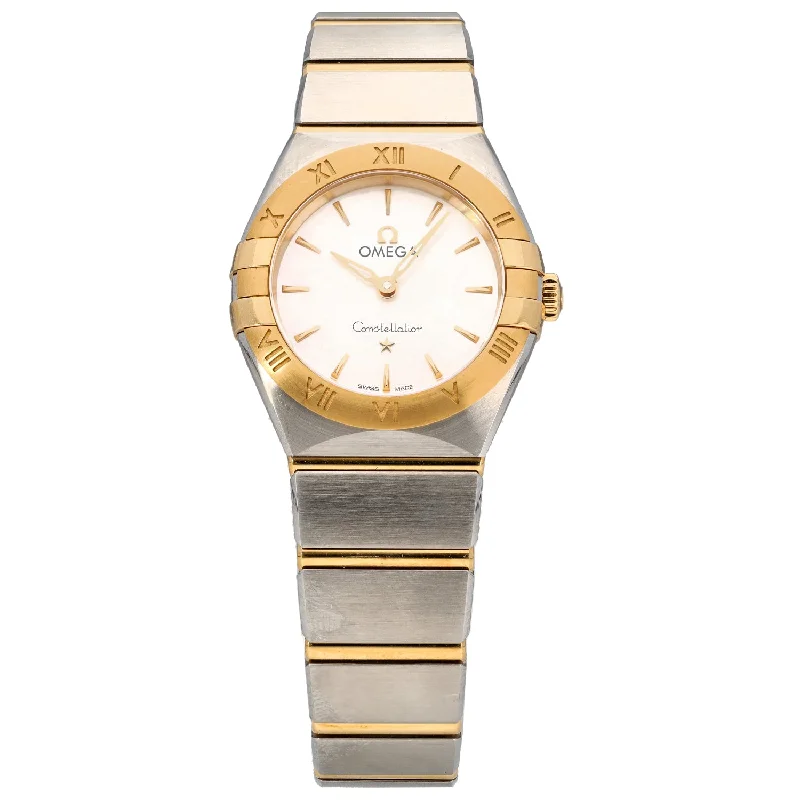 women's diamond wristwatches -Omega Constellation 131.20.25.60.05.002 25mm Bi-Colour Watch (Ex-Display)