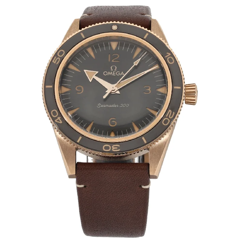 best watches for runners -Omega Seamaster 234.92.41.21.10.001 41mm Gold Watch (Ex-Display)