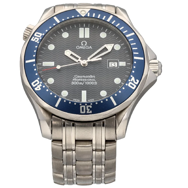 women's watches with adjustable straps -Omega Seamaster 2541.80.00 41mm Stainless Steel Watch