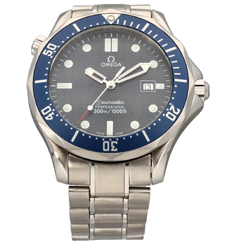 solar-powered dive watches -Omega Seamaster 2541.80.00 41mm Stainless Steel Watch