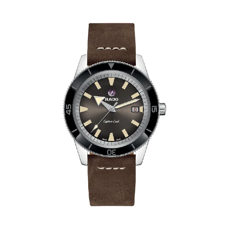 watches with carbon fiber bands -Rado Captain Cook Automatic R32505305 Men Watch