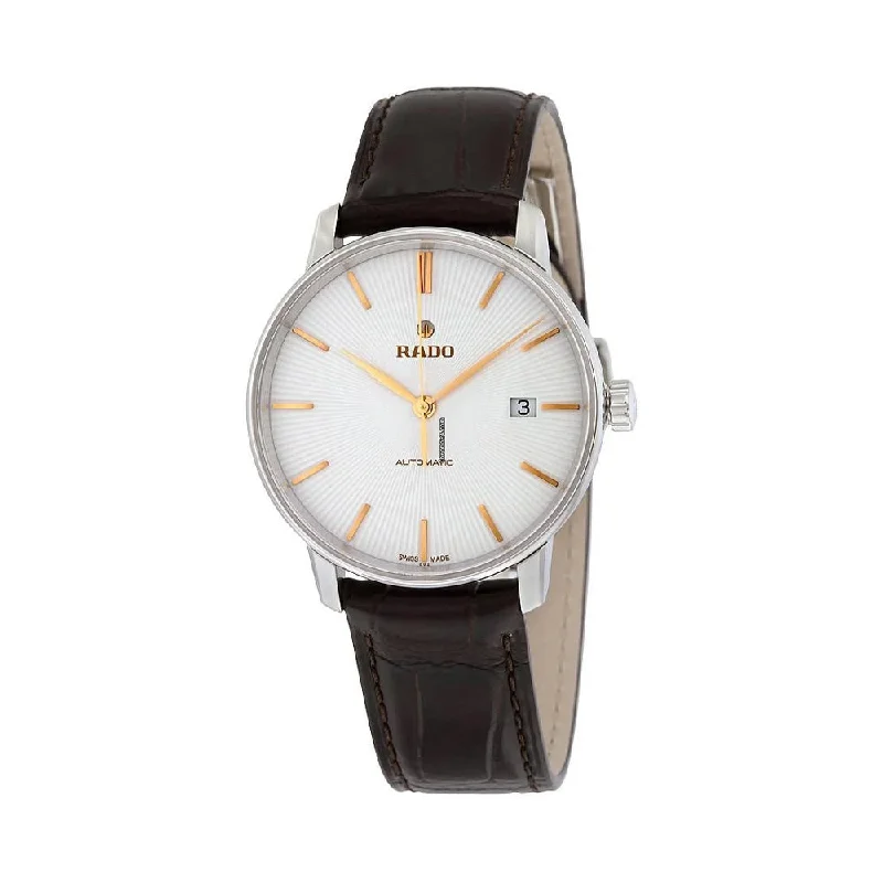 leather strap watches for women -Rado Coupole Classic Automatic R22860025 Men Watch