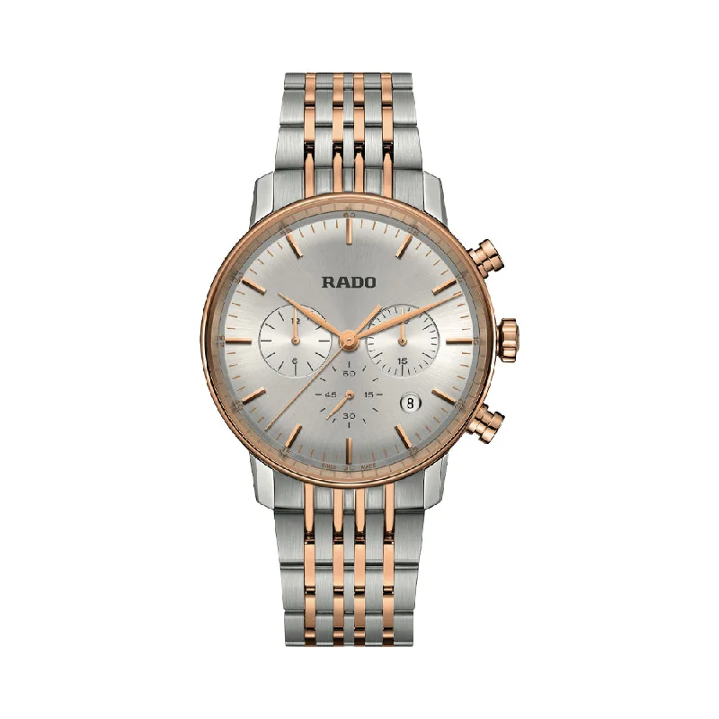 fashion watches with colorful dials -Rado Coupole Classic Chronograph R22910123 Men Watch