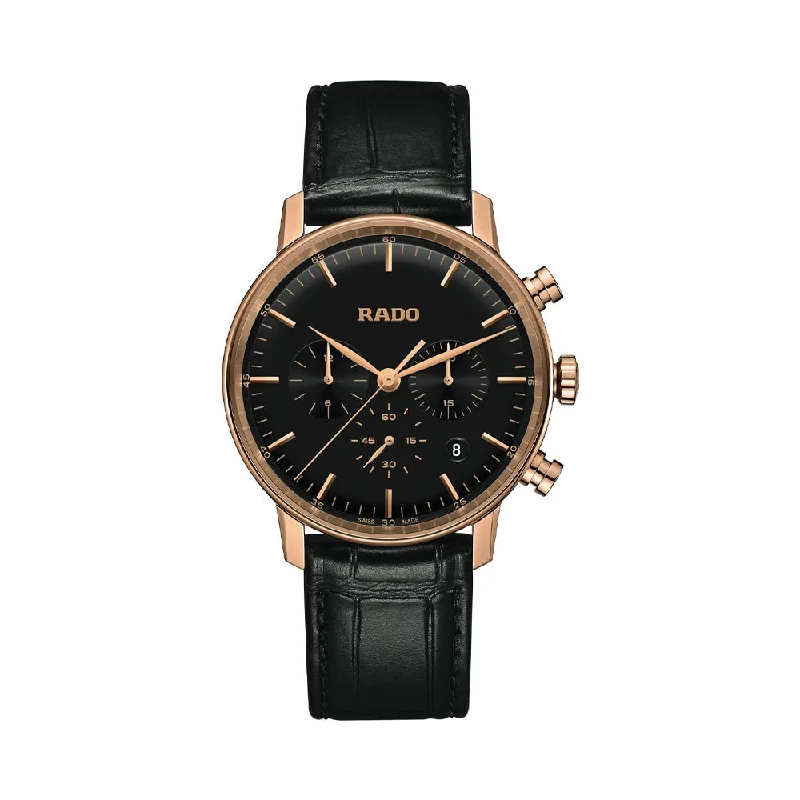 smartwatches with weather forecasts -Rado Coupole Classic Chronograph R22911165 Men Watch