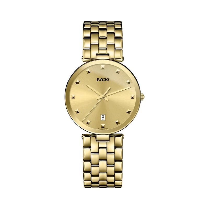 trendy watches with rose gold accents -Rado Florence R48868253 Men Watch