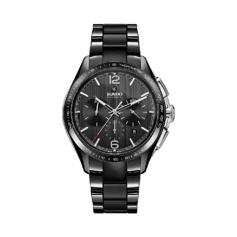 luxury watches with diamonds -Rado HyperChrome Automatic Chronograph R32121152 Men Watch