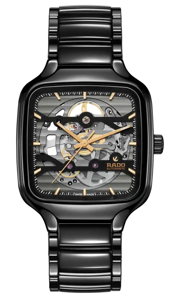 men's sports watches for running -Rado True Square Automatic Skeleton