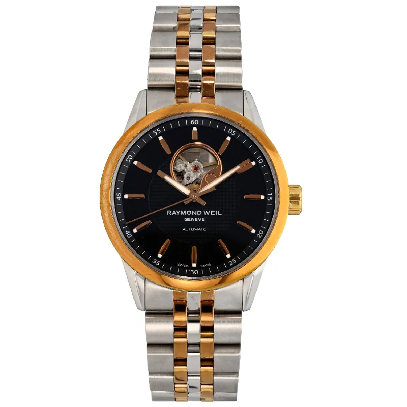 stylish watches for teens -Raymond Weil Freelancer 27102 43mm Bi-Colour Watch